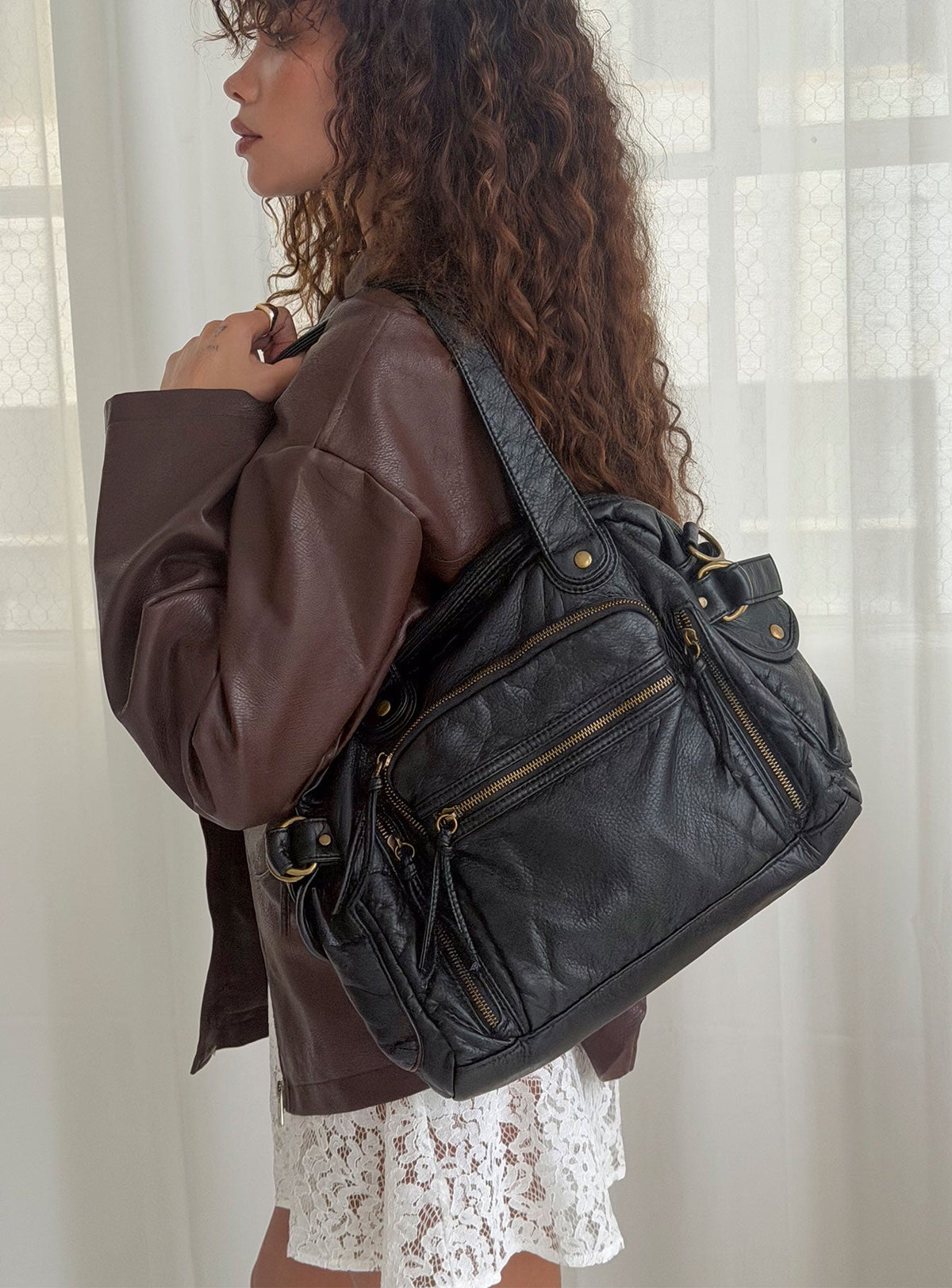 Tasche Make Memories Schwarz