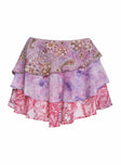 Mystica Layered Mini Skirt Pink Multi