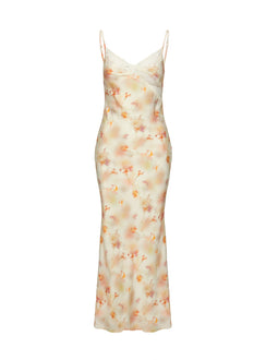 product Princess Polly Ninetta Maxi Dress Yellow / Multi V-Neck 