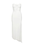 product Princess Polly Noe Strapless Maxi Dress White Sweetheart Neckline 