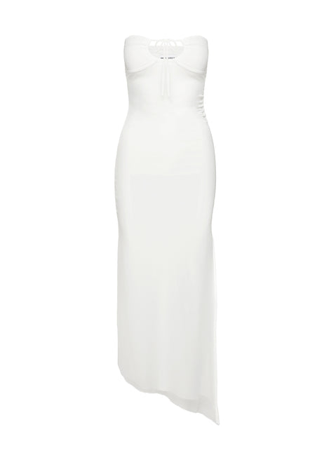 product Princess Polly Noe Strapless Maxi Dress White Sweetheart Neckline 