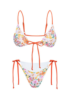 Love And Light Tie Side Bikini Bottoms Multi Floral