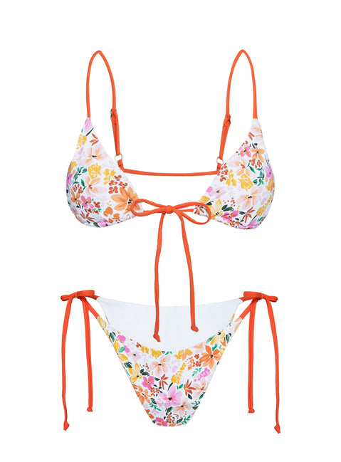 Love And Light Tie Side Bikini Bottoms Multi Floral
