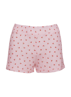 On A Cloud Pointelle Sleep Short Pink Cherry