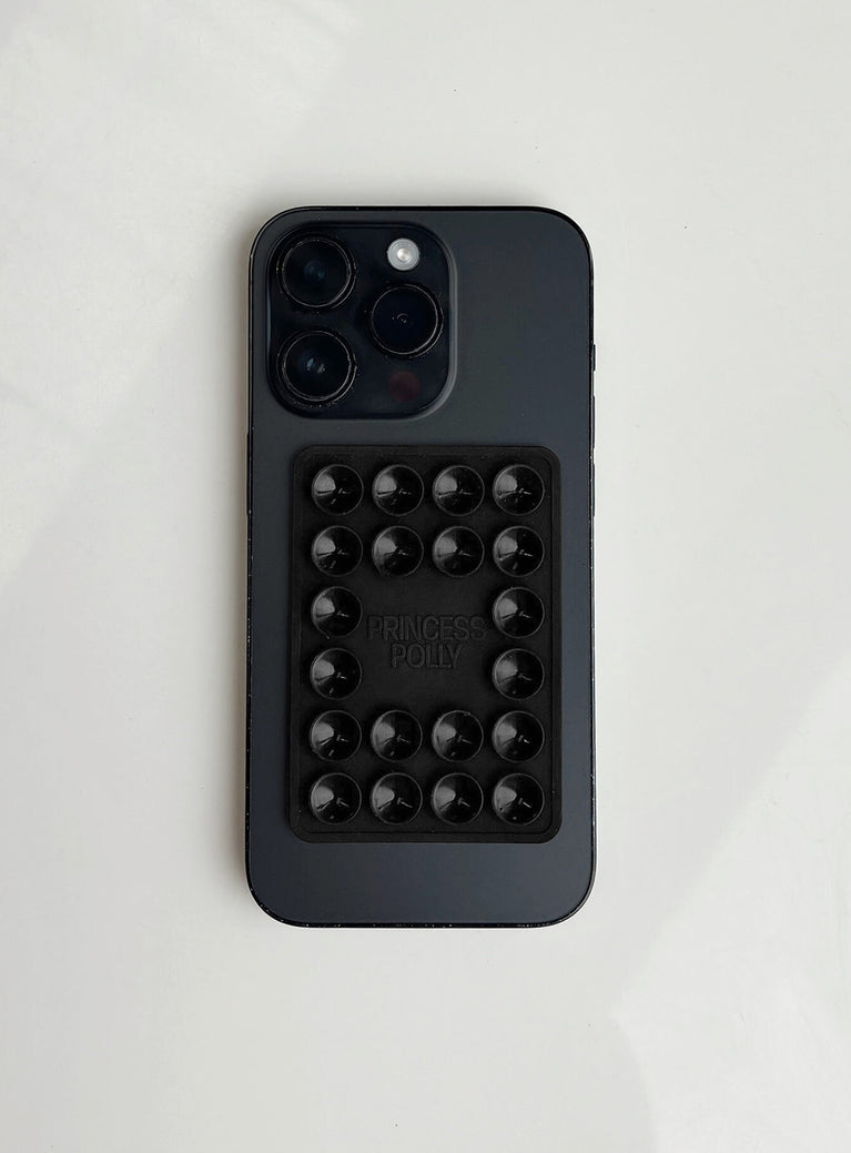 Phone Suction Plate Black