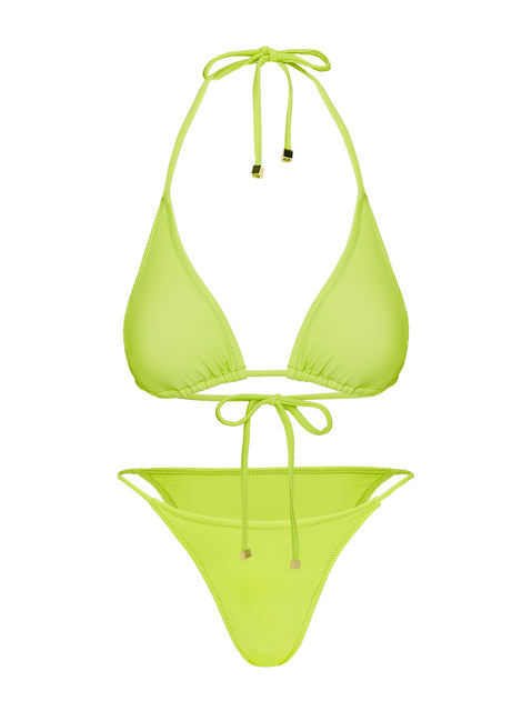 Palm Trees Bikini Bottoms Green