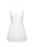 Rothea Mini Dress White Brodierie