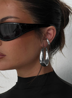 Raskin Hoop Earrings Silver