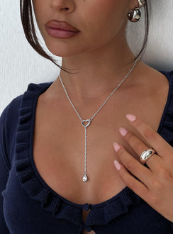 Reach Me Necklace Silver