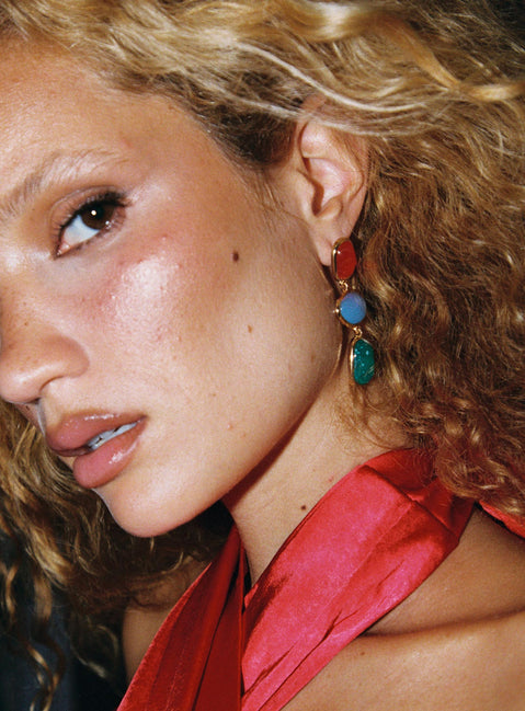 Rosabella Earrings Blue Multi