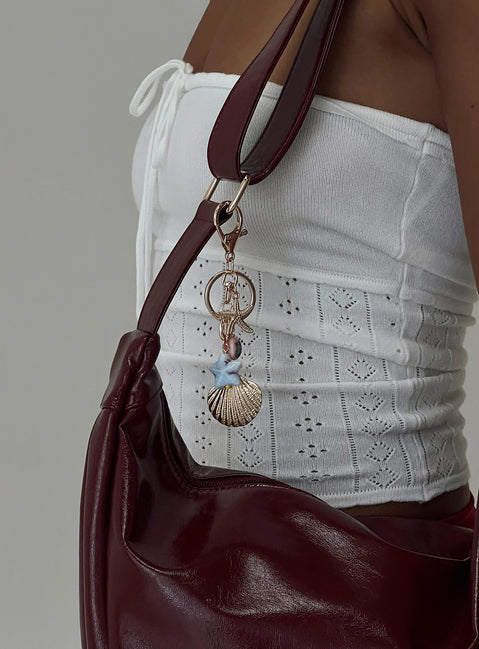 Sealife Keyring Gold