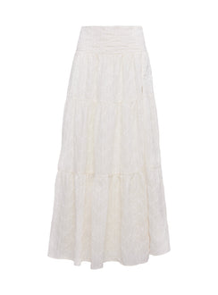 product Princess Polly Silver Soul Embroidered Maxi Skirt Cream Maxi 