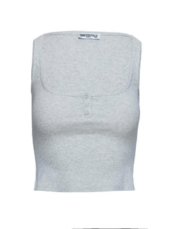 Sleepytea Rib Sleep Tank Top Grey