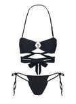 Southall Strapless Bikini Top Black