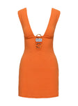 Steward Mini Dress Orange