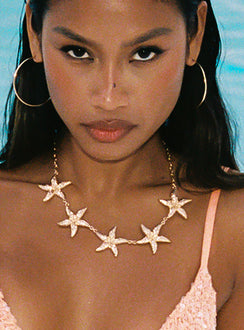 Starfish Necklace Gold