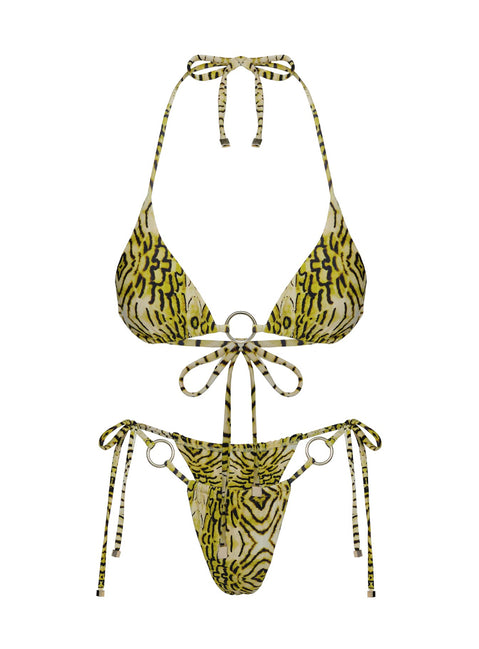 Sunbrella Triangle Bikini Top Snake