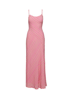 product Princess Polly Tarianne Bias Maxi Dress Pink Scoop Neck 