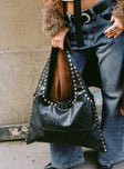 Tell The Truth Studded Bag Black / Silver