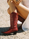 Therapy Clayton Boots Maroon