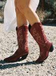 Therapy Clayton Boots Maroon