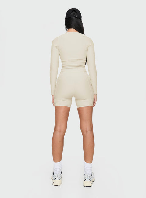 Thriving Activewear Top Latte