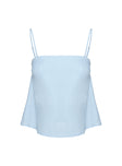 product Princess Polly Trapeze Strapless Top Blue Sleeveless Square Neck 