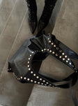 Tell The Truth Studded Bag Black / Silver