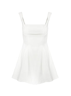 product Princess Polly Xanthus Mini Dress White Square Neck 