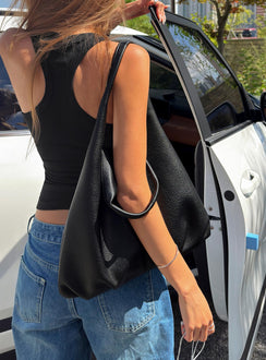 Zenia Schultertasche Schwarz