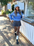 Adina Sweater Blue Princess Polly  Cropped 