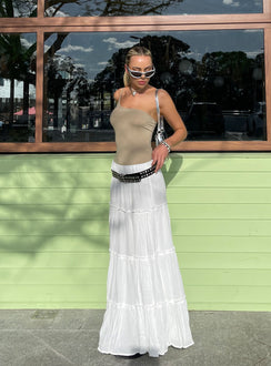 product Princess Polly Miriah Maxi Skirt White Petite Maxi 