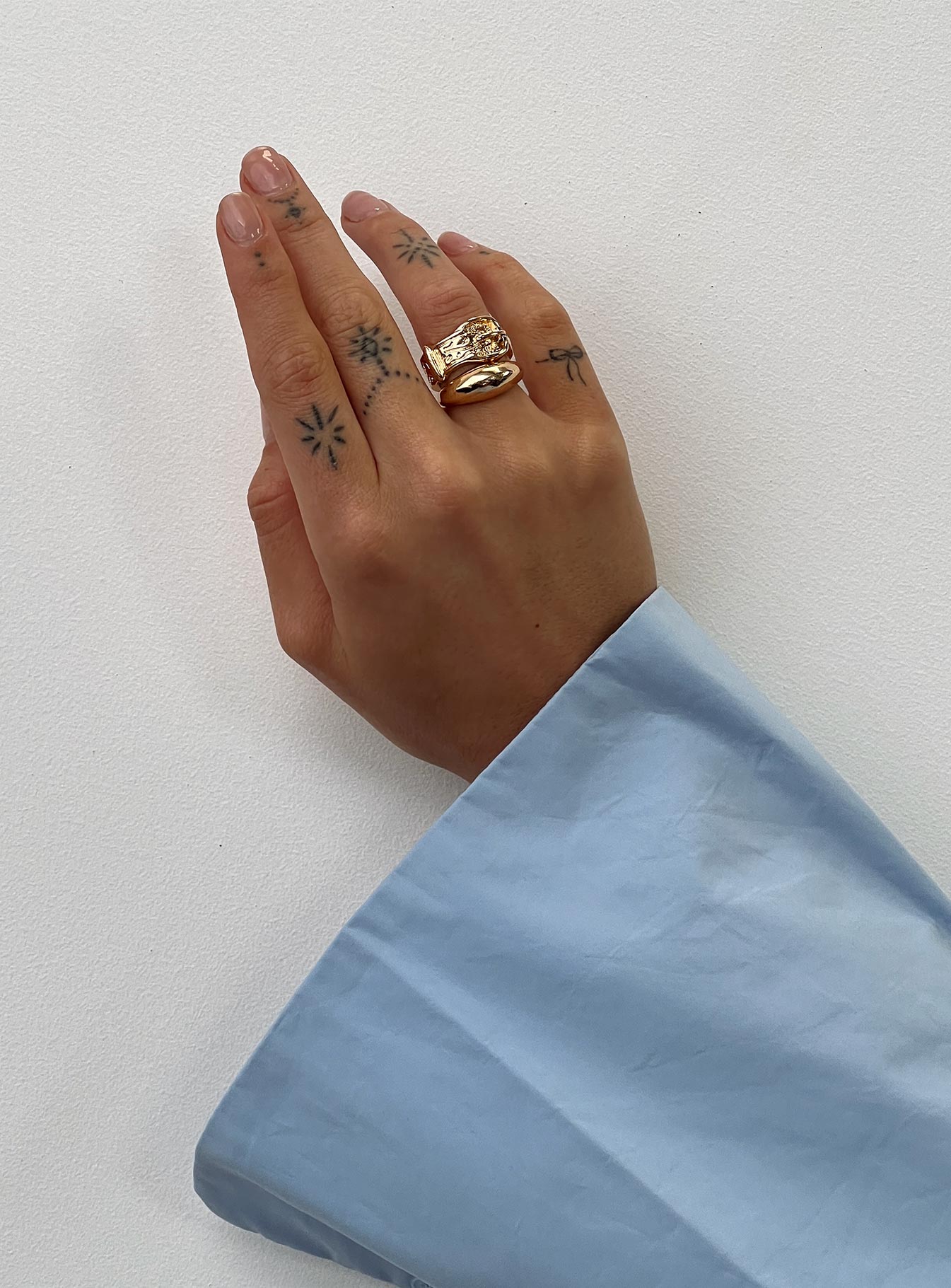 Head Turner Ring Pack Gold