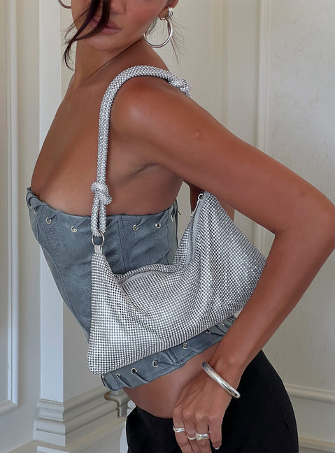 Penelopy Shimmer Bag Silver