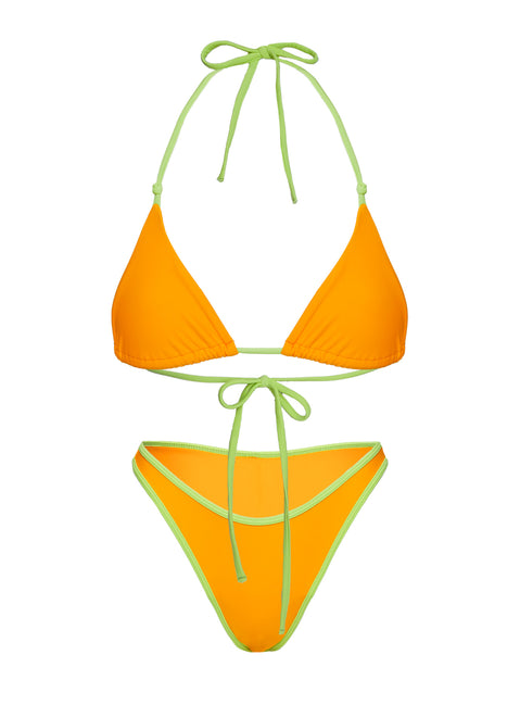 Sandbar Bikini Bottoms Orange / Green