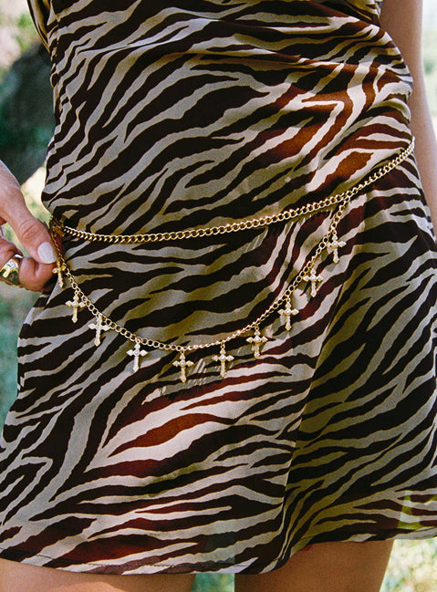 Tahlea Layered Belt Gold