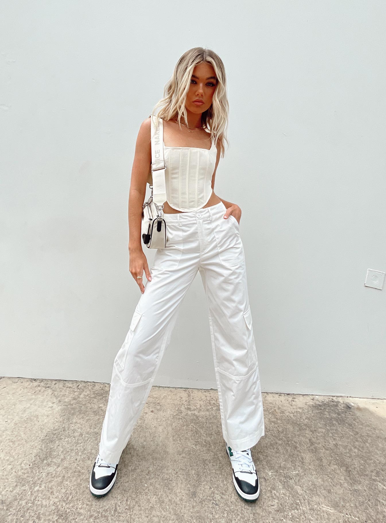 Off white cheap belt pants