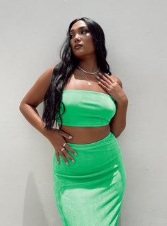 product Princess Polly  Maci Strapless Top Green