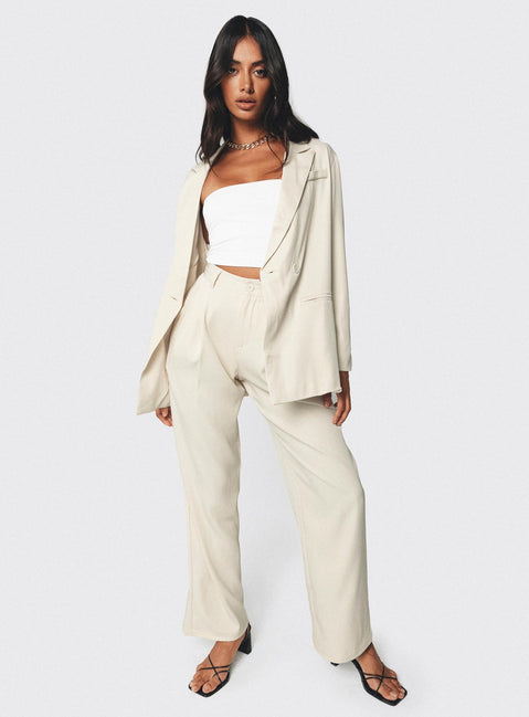 product Princess Polly High Waisted Pants High Waisted Pants High Waisted Pants High Waisted Pants  Deagon Pants Cream