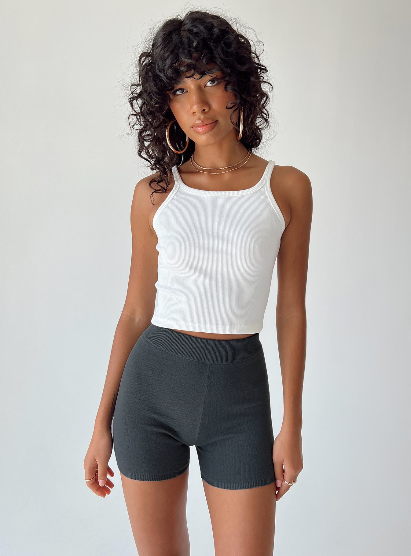 Biker shorts sale gray