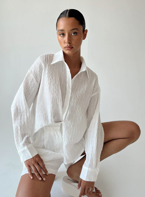 Kaitlyn 2 Piece Set White Texture