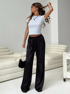 product Princess Polly High Waisted Pants  Nixie Pants Black