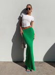 product Belle Knit Maxi Skirt Apple Green Princess Polly  Maxi 