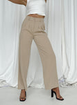 product Princess Polly  Archer Pants Taupe Eco Tall