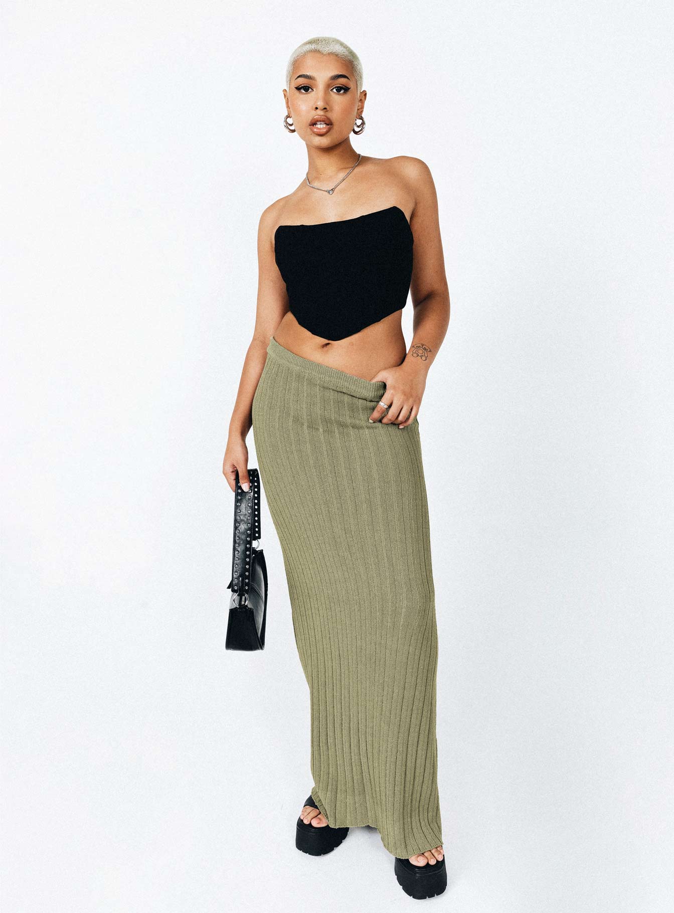 Maxi skirt hotsell jersey knit