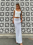 product Belle Knit Maxi Skirt White Princess Polly  Maxi 