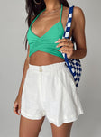 Meena Shorts White