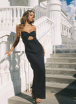 product Princess Polly Sweetheart Neckline  Yvonne Strapless Maxi Dress Black