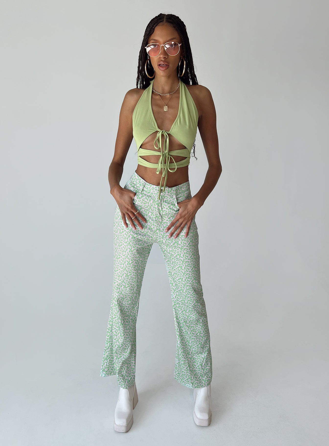 product Princess Polly  Ryllie Pants Green