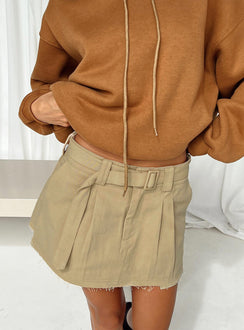 product Elle Mini Skirt Beige Princess Polly  Mini Skirts 